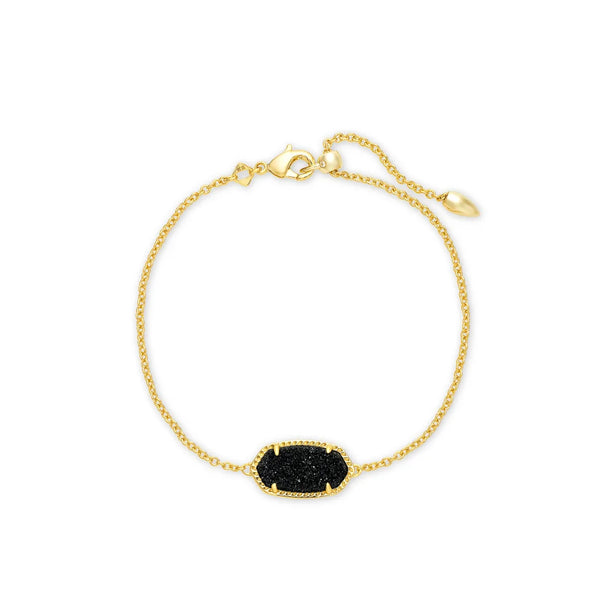 Kendra Scott Cassie Bracelet in Black Iridescent in 2023 | Bracelets, Gold  plated bracelets, Black onyx stone